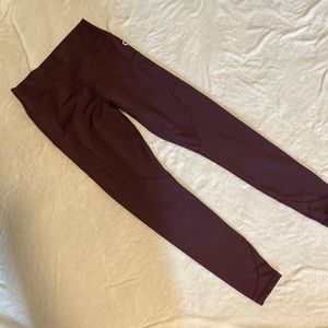 Deep purple workout leggings